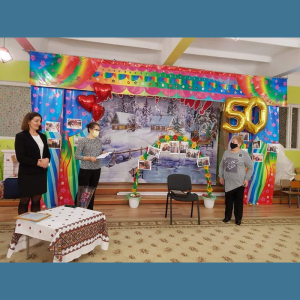 Felicitări cu jubileul de 50 ani de activitate în instituția de educație timpurie nr. 6 „Păpădia”
