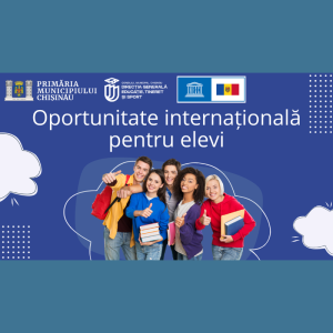 Oportunitate internațională pentru elevi!